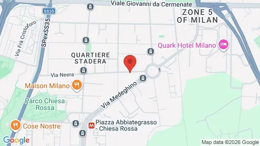 Apartments for rent i Milano Zona 5 - Vigentino, Chiaravalle, Gratosoglio - kort over placeringen
