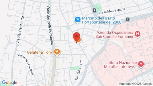 Apartments for rent i Roma Municipio XII – Monte Verde - kort over placeringen