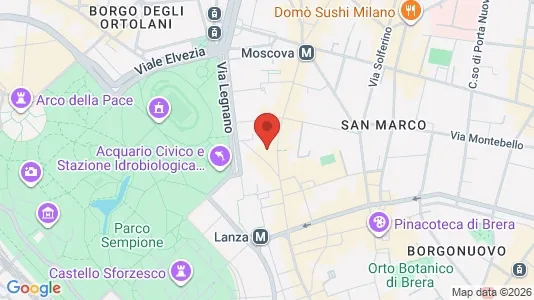 Apartments for rent i Milano Zona 1 - Centro storico - kort over placeringen