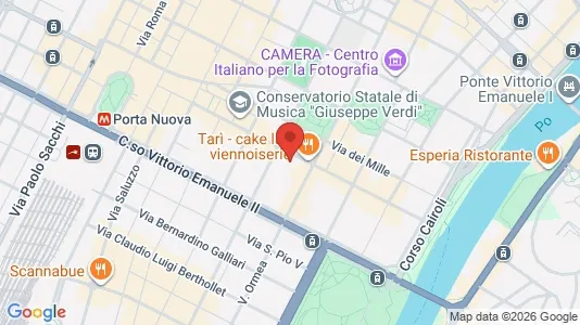 Apartments for rent i Turin - kort over placeringen