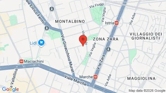 Apartments for rent i Milano Zona 9 - Porta Garibaldi, Niguarda - kort over placeringen
