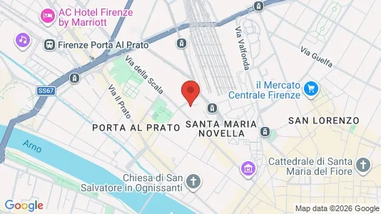 Apartments for rent i Florence - kort over placeringen