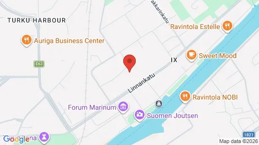 Apartments for rent i Turku - kort over placeringen