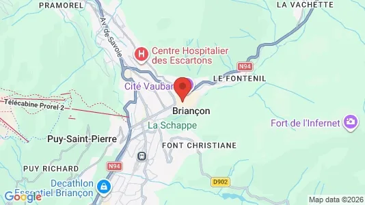 Apartments for rent in Briançon - Photo from Google Street View