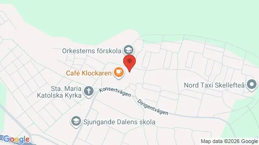 Apartments for rent i Skellefteå - kort over placeringen