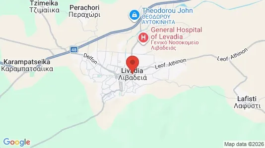 Apartments for rent in Livadeia - Photo from Google Street View