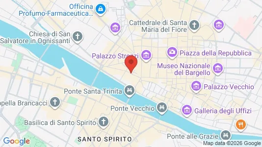 Apartments for rent i Florence - kort over placeringen