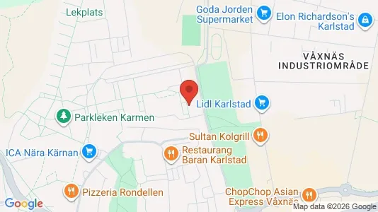 Apartments for rent i Karlstad - kort over placeringen