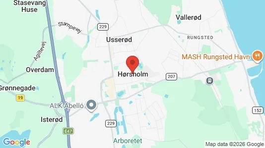 Houses for rent i Hørsholm - kort over placeringen