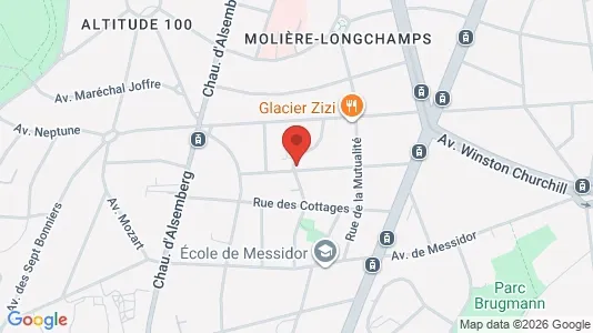 Apartments for rent in Brussels Ukkel - Photo from Google Street View