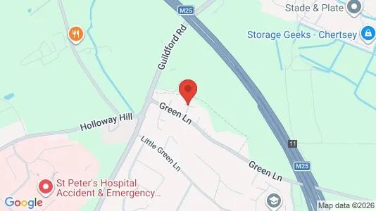 Apartments for rent i Chertsey - Surrey - kort over placeringen