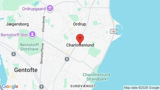 Apartments for rent i Charlottenlund - kort over placeringen