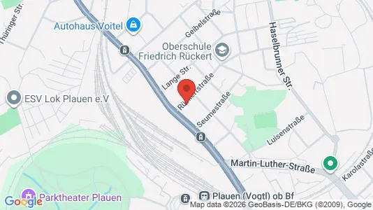 Apartments for rent i Vogtlandkreis - kort over placeringen
