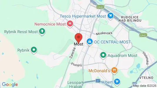Apartments for rent in Most - Photo from Google Street View