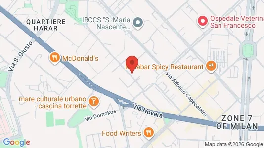 Rooms for rent i Milano Zona 7 - Baggio, De Angeli, San Siro - kort over placeringen