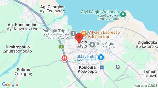 Apartments for rent in Aigialeia - Photo from Google Street View