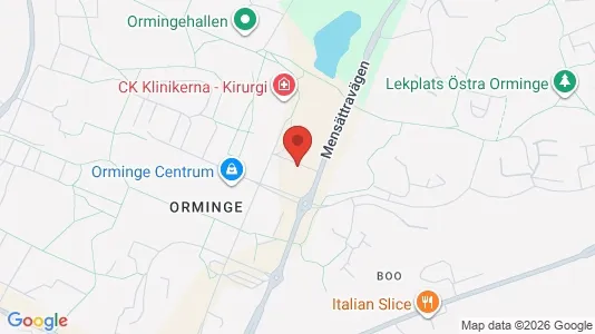 Apartments for rent i Nacka - kort over placeringen