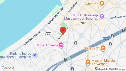 Apartments for rent i Stad Antwerp - kort over placeringen