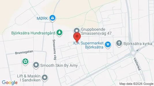 Apartments for rent i Sandviken - kort over placeringen