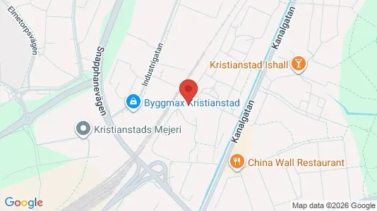 Apartments for rent i Kristianstad - kort over placeringen