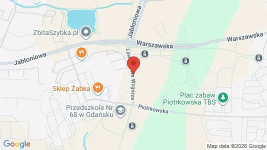 Apartments for rent i Gdańsk - kort over placeringen