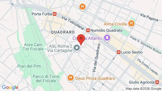 Rooms for rent i Roma Municipio VII – Appio-Latino/Tuscolano/Cinecittà - kort over placeringen