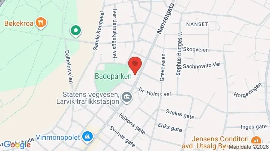 Apartments for rent i Larvik - kort over placeringen