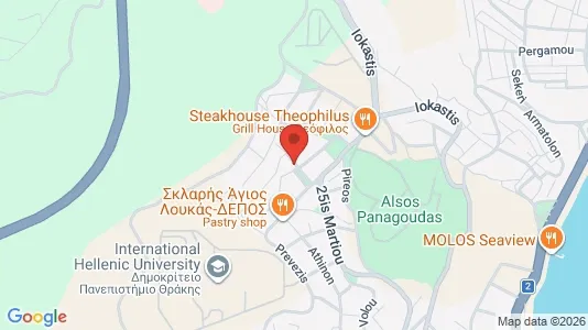 Apartments for rent i Kavala - kort over placeringen