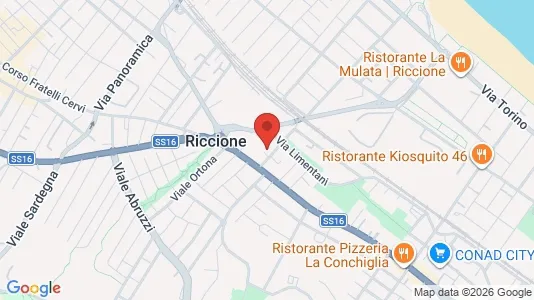 Apartments for rent in Riccione - Photo from Google Street View