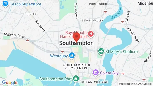 Rooms for rent in Southampton - Hampshire - Photo from Google Street View