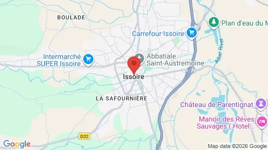Apartments for rent in Issoire - Photo from Google Street View