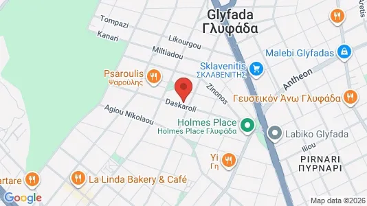 Apartments for rent i Glyfada - kort over placeringen