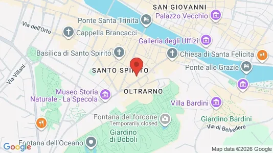 Apartments for rent i Florence - kort over placeringen