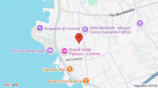 Apartments for rent i Livorno - kort over placeringen