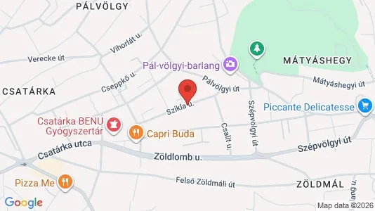 Apartments for rent i Budapest Rákosmente - kort over placeringen