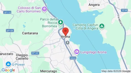 Apartments for rent i Arona - kort over placeringen