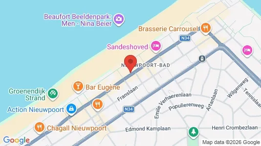 Apartments for rent i Nieuwpoort - kort over placeringen