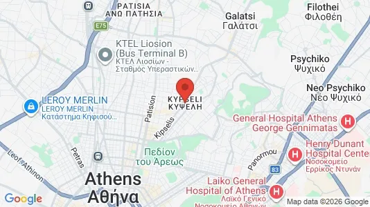 Houses for rent in Athens Kypseli - Photo from Google Street View