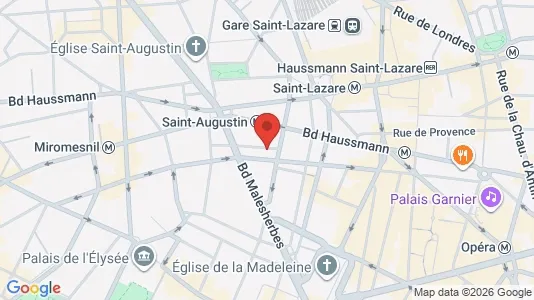 Apartments for rent i Paris 8ème arrondissement - kort over placeringen