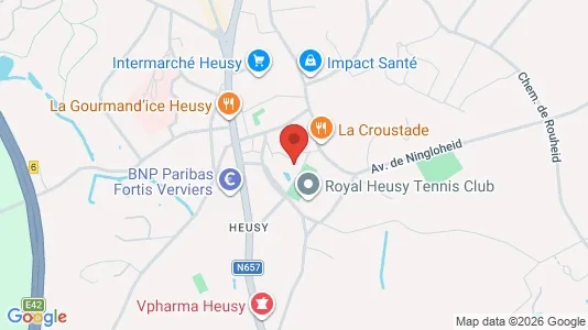 Apartments for rent i Verviers - kort over placeringen