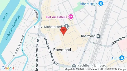 Apartments for rent i Roermond - kort over placeringen