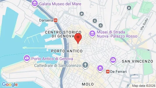 Rooms for rent i Genoa - kort over placeringen