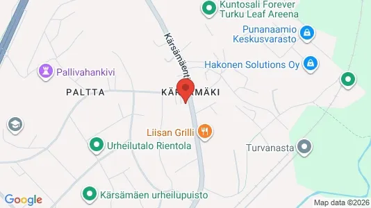 Apartments for rent i Turku - kort over placeringen