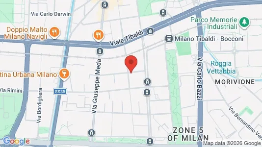 Apartments for rent i Milano Zona 5 - Vigentino, Chiaravalle, Gratosoglio - kort over placeringen