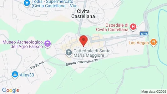 Apartments for rent i Civita Castellana - kort over placeringen