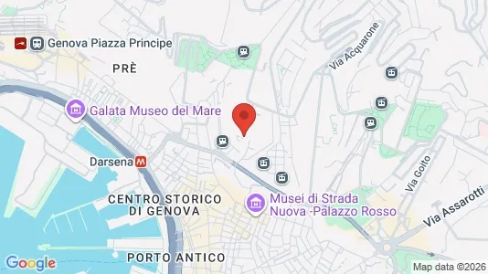 Apartments for rent i Genoa - kort over placeringen