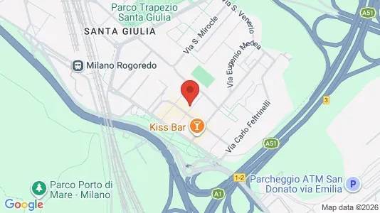 Apartments for rent i Milano Zona 4 - Vittoria, Forlanini - kort over placeringen
