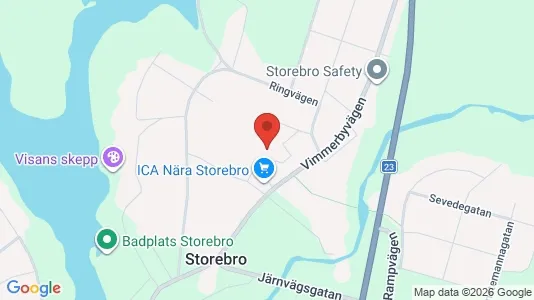 Apartments for rent i Vimmerby - kort over placeringen