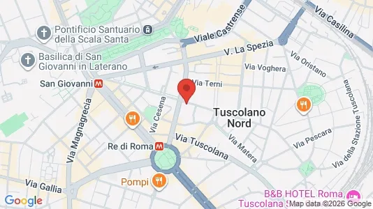 Apartments for rent i Roma Municipio VII – Appio-Latino/Tuscolano/Cinecittà - kort over placeringen