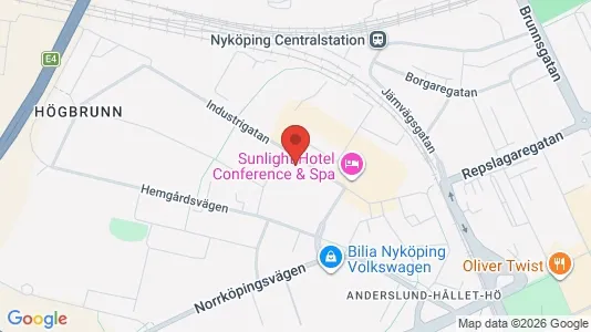 Apartments for rent i Nyköping - kort over placeringen